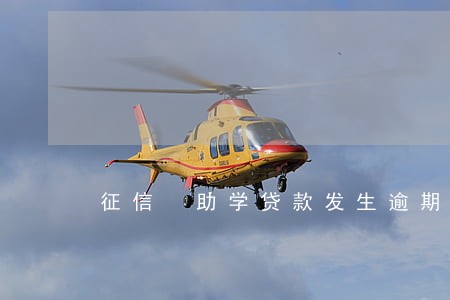 征信 助学贷款发生逾期 征信 助学贷款发生逾期